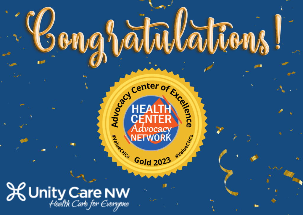 Unity Care NW Earns Gold Status for Advocacy Excellence