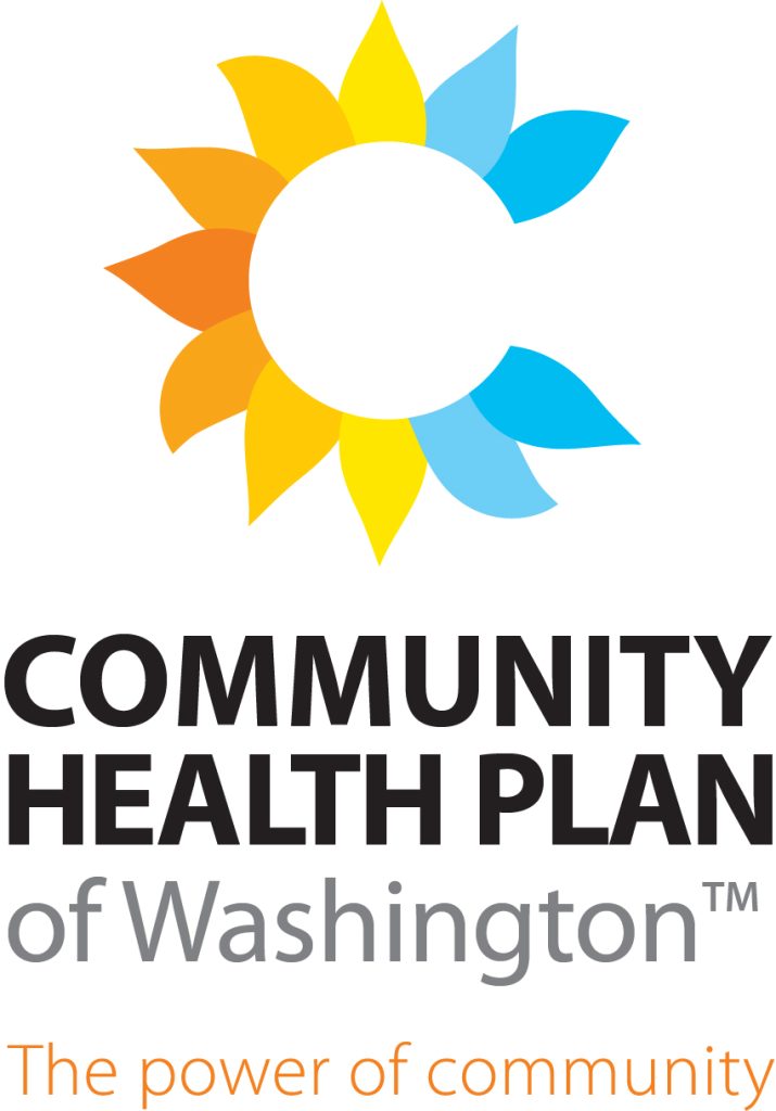 Community Plan of Washington logo of a multicolored sunflower