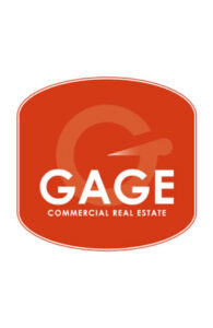 The orange logo of Gage Commercial Real Estate indicates that they are health care supporters who donate to nonprofit Unity Care NW